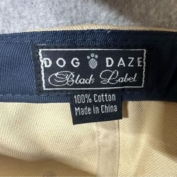 Pennybyrn Maryfield Hat Cap Adult OSFA Beige Blue Strapback Dog Daze Black Label - Picture 9 of 10